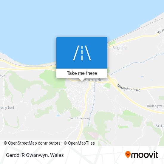 Gerddi'R Gwanwyn map