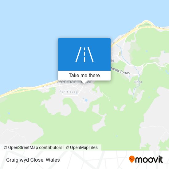 Graiglwyd Close map