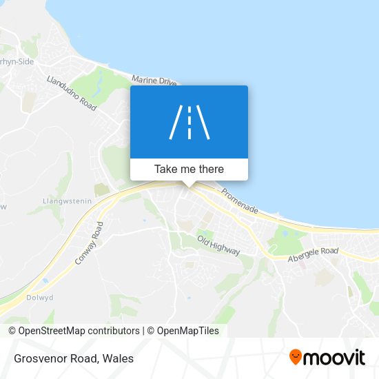 Grosvenor Road map