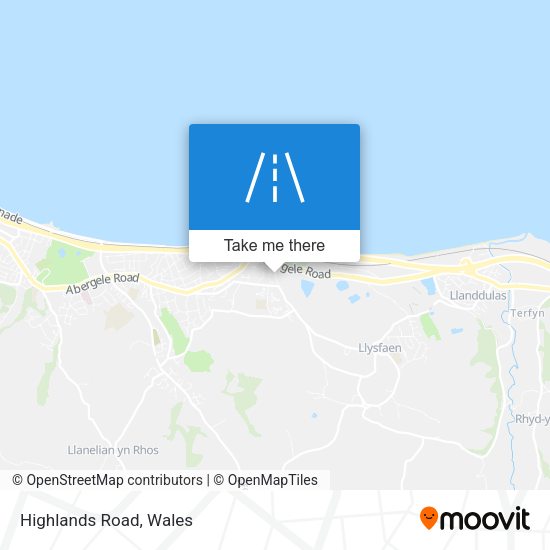 Highlands Road map
