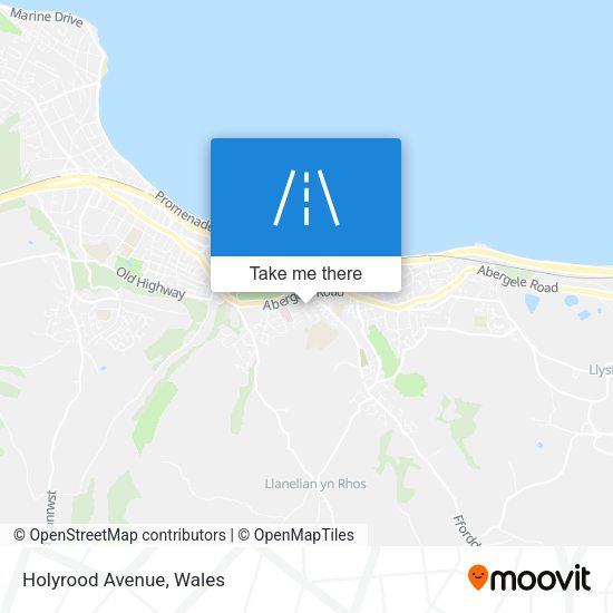 Holyrood Avenue map