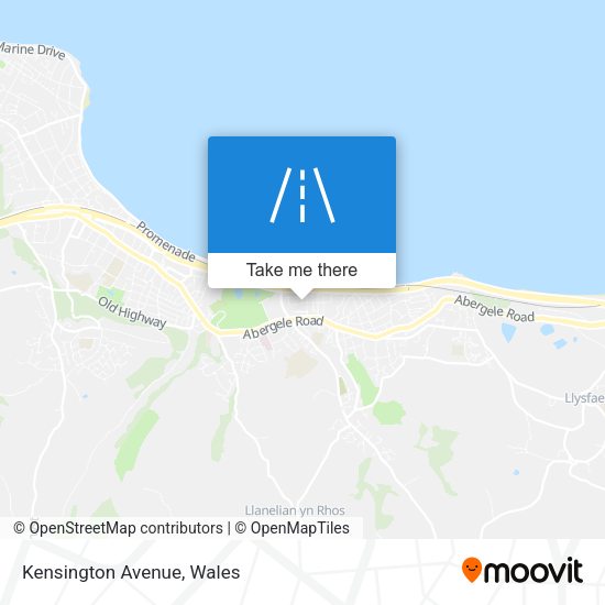 Kensington Avenue map