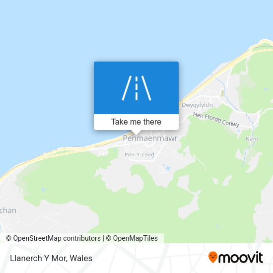 Llanerch Y Mor map