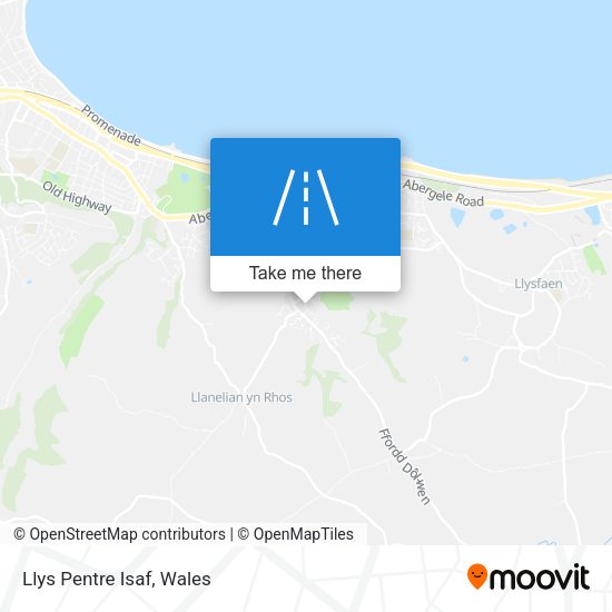 Llys Pentre Isaf map