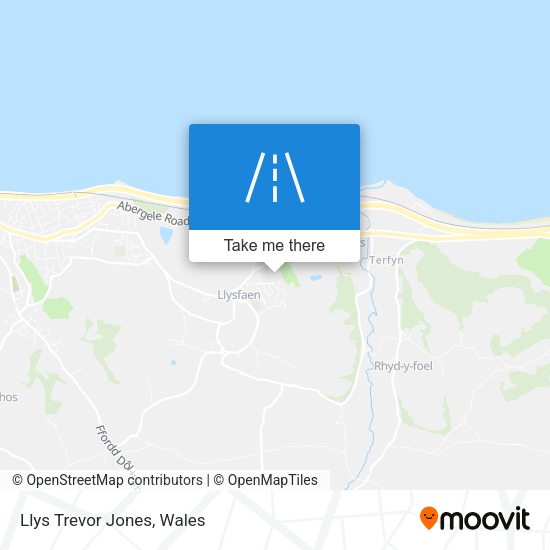Llys Trevor Jones map