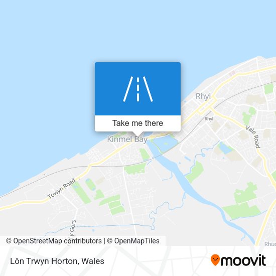Lôn Trwyn Horton map