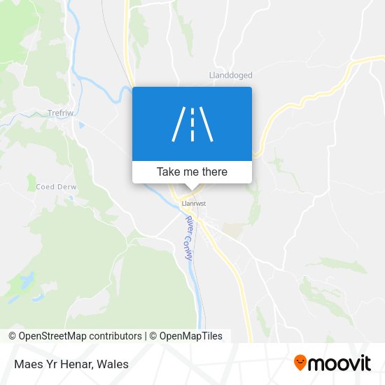 Maes Yr Henar map