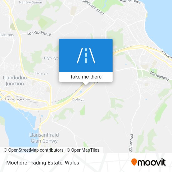 Mochdre Trading Estate map