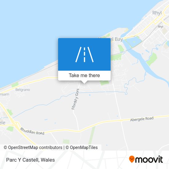 Parc Y Castell map