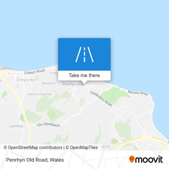 Penrhyn Old Road map