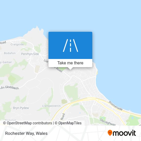 Rochester Way map