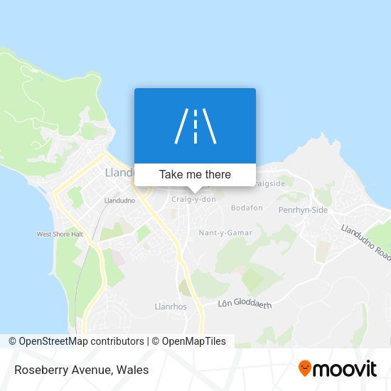 Roseberry Avenue map