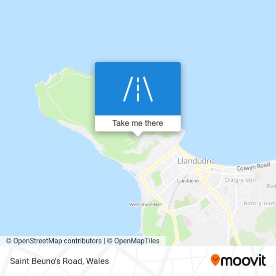 Saint Beuno's Road map