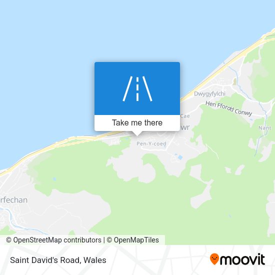 Saint David's Road map