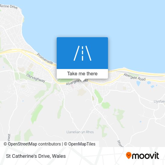 St Catherine's Drive map