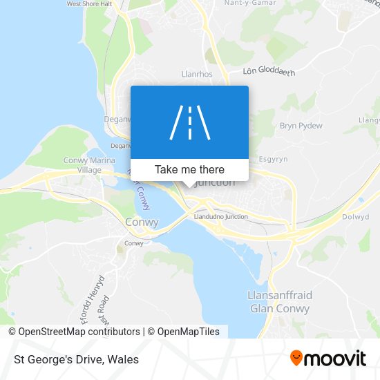St George's Drive map