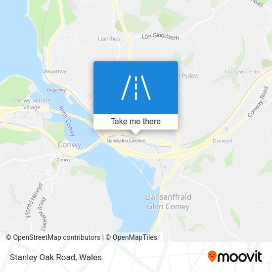 Stanley Oak Road map