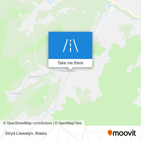Stryd Llewelyn map
