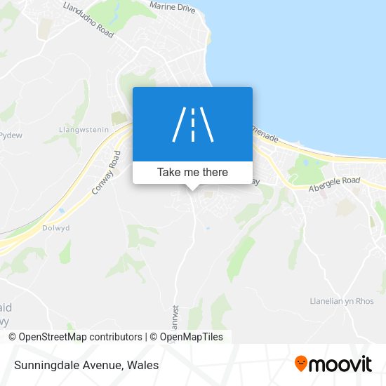 Sunningdale Avenue map
