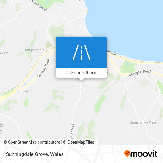Sunningdale Grove map