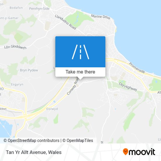 Tan Yr Allt Avenue map