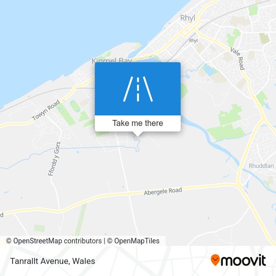Tanrallt Avenue map