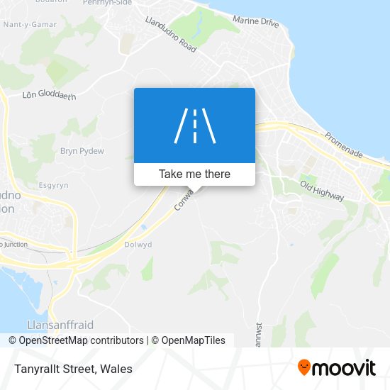 Tanyrallt Street map
