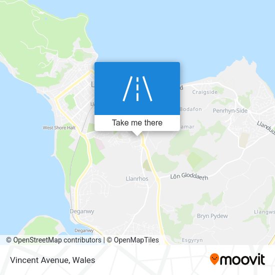 Vincent Avenue map