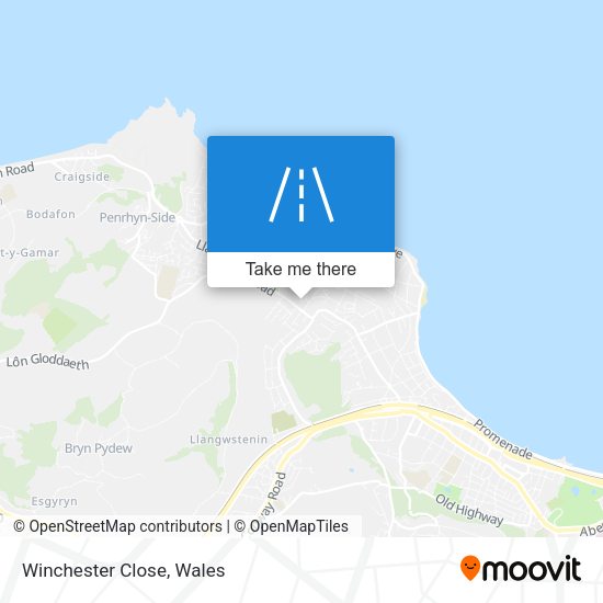 Winchester Close map