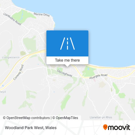Woodland Park West map