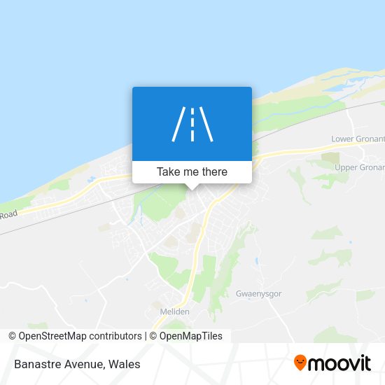 Banastre Avenue map