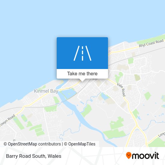 Barry Road South map
