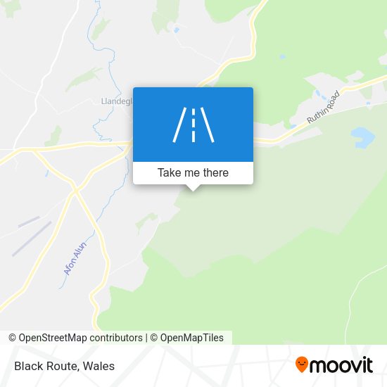 Black Route map