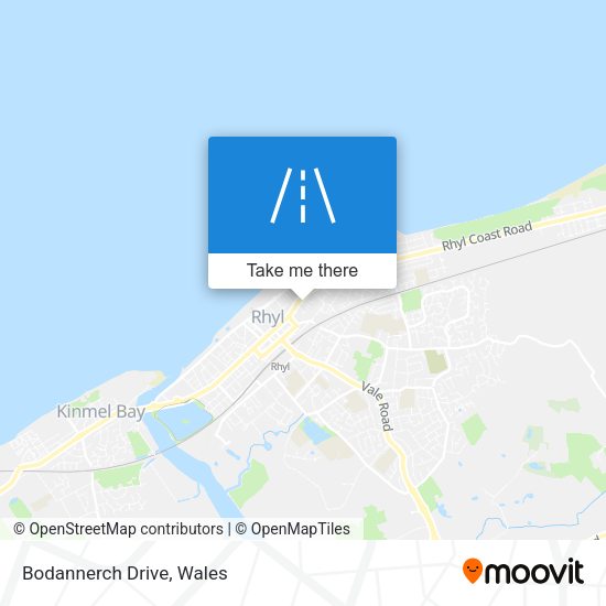 Bodannerch Drive map