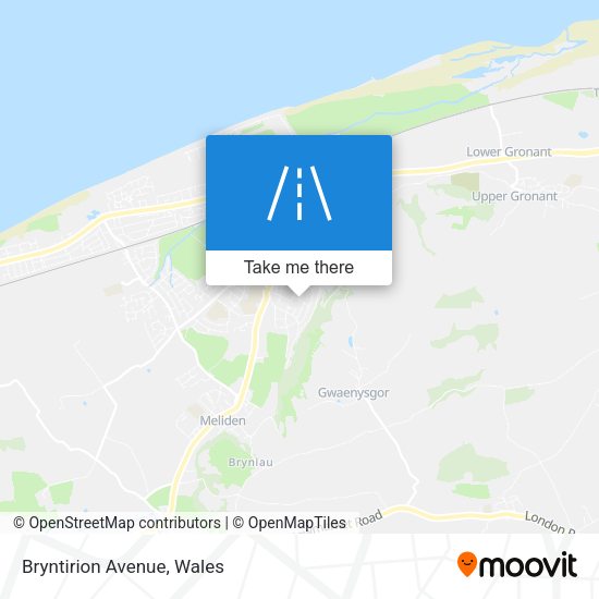 Bryntirion Avenue map