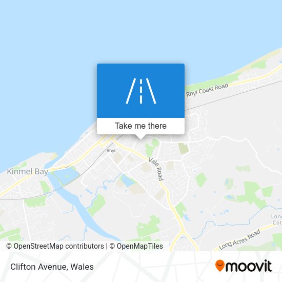 Clifton Avenue map