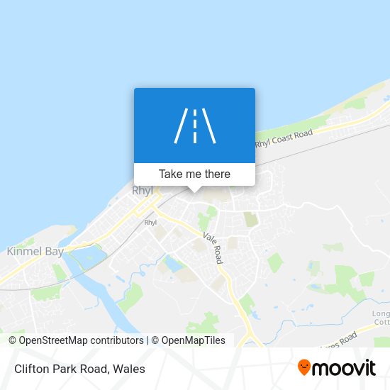 Clifton Park Road map