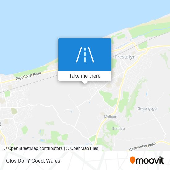 Clos Dol-Y-Coed map