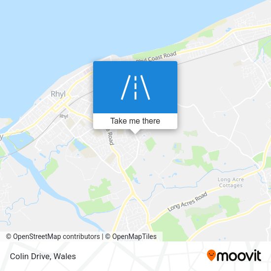 Colin Drive map