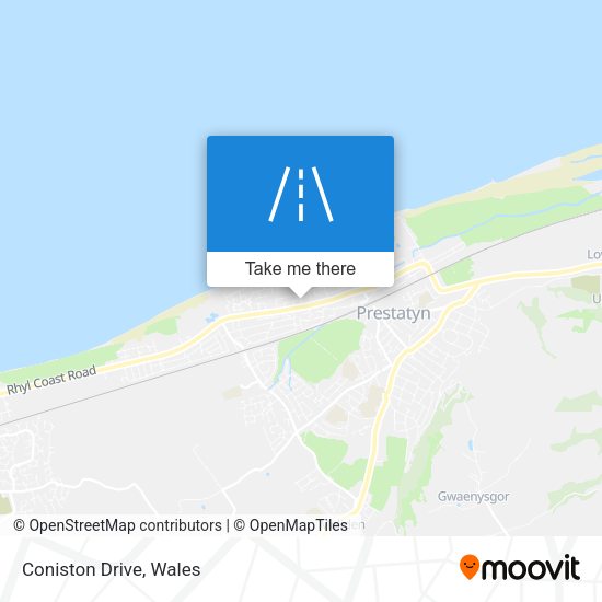 Coniston Drive map