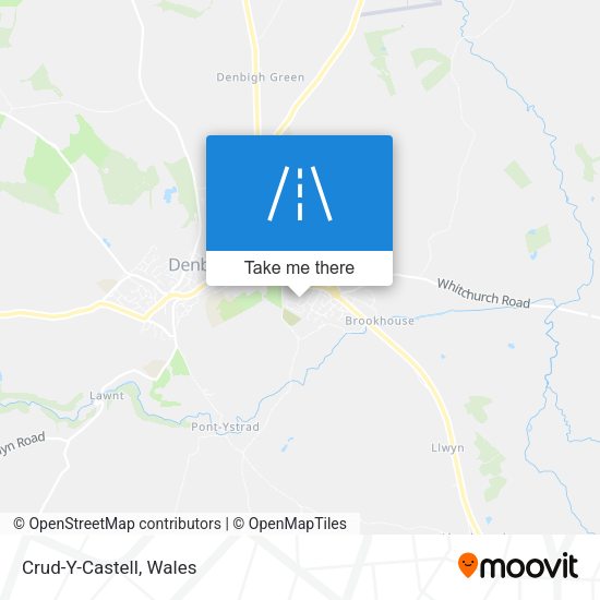 Crud-Y-Castell map