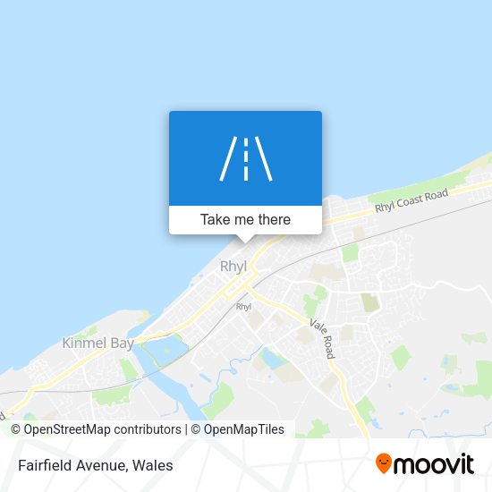 Fairfield Avenue map