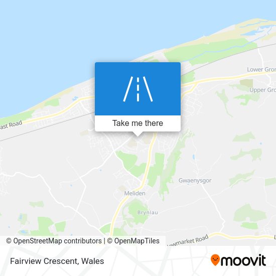 Fairview Crescent map