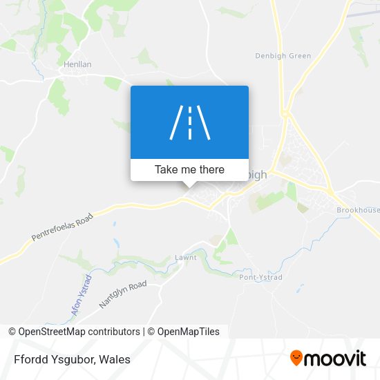 Ffordd Ysgubor map
