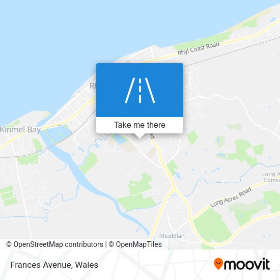 Frances Avenue map