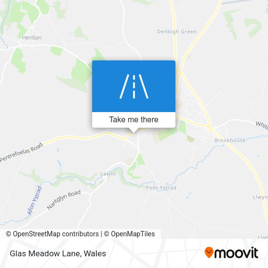 Glas Meadow Lane map