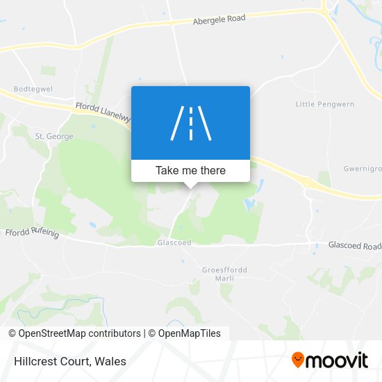 Hillcrest Court map