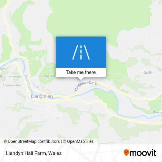 Llandyn Hall Farm map