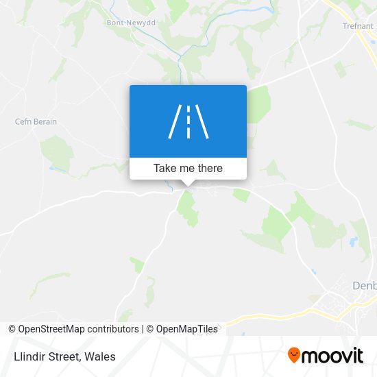 Llindir Street map