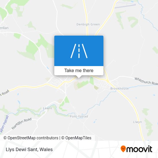 Llys Dewi Sant map